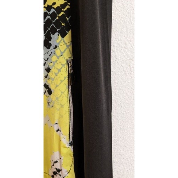 Women's JAMIE SADOCK 1/4 Zip Sleeveless Snakeskin Print Golf Dress M - Picture 4 of 14